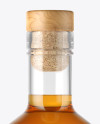 Whiskey Bottle with Wooden Cap Mockup