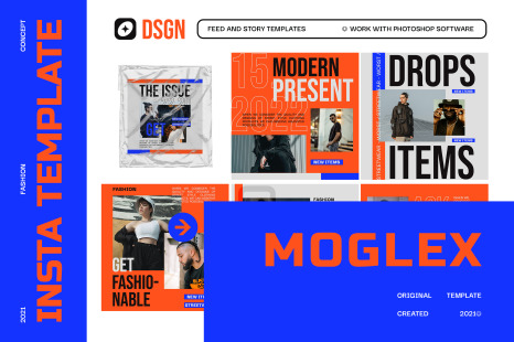 Moglex Urban Instagram Templates - Social Media Templates