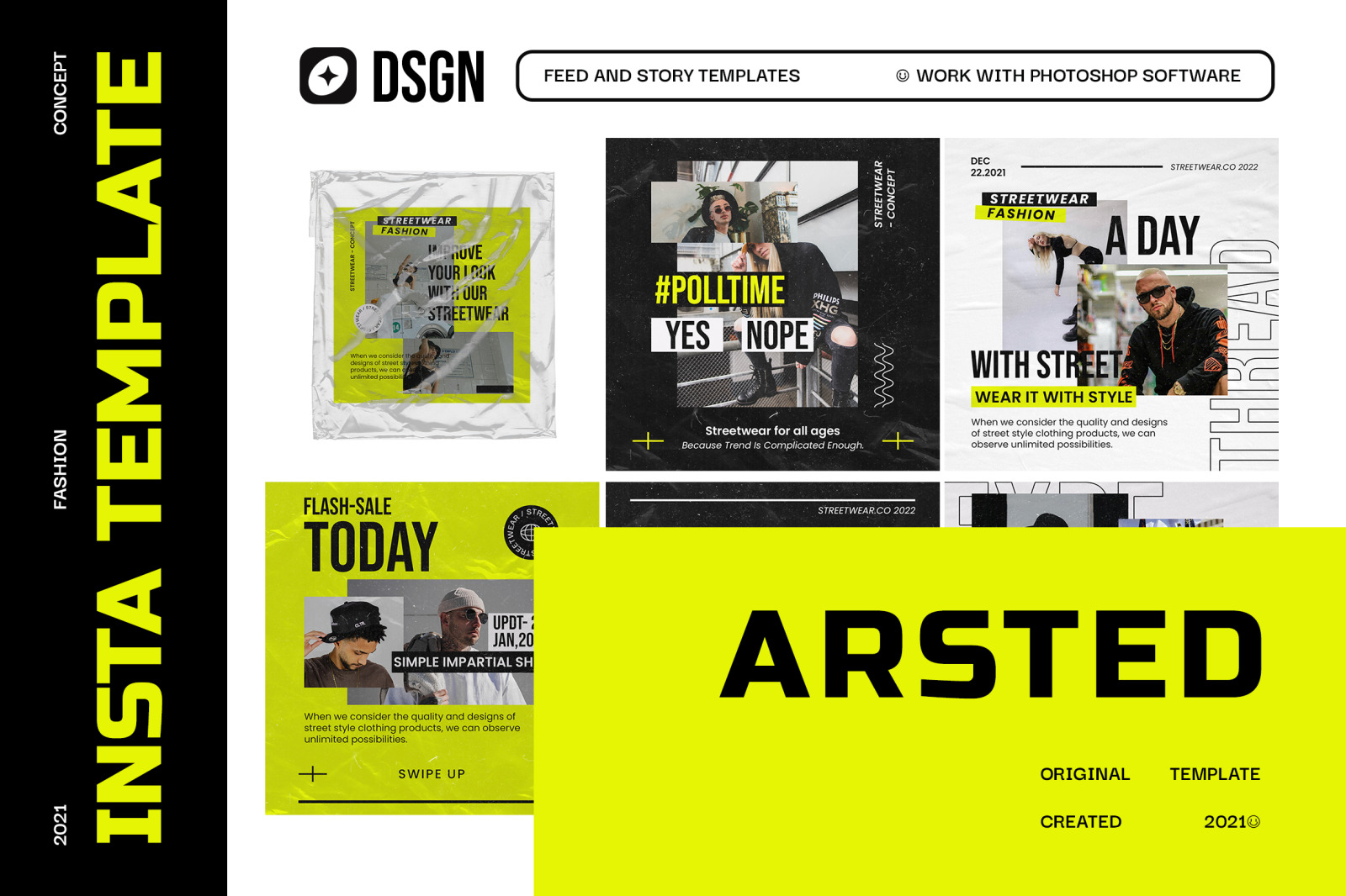 Arsted Urban Instagram Templates Arsted Urban Instagram Templates