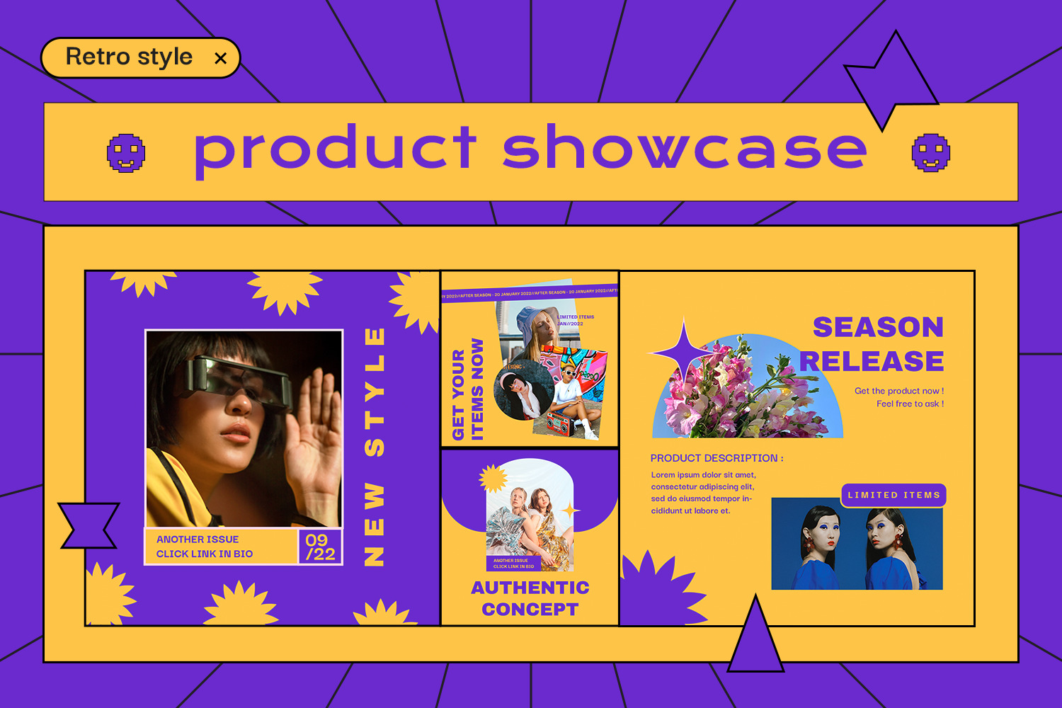Fawles 90's Instagram Template Fawles 90's Instagram Template