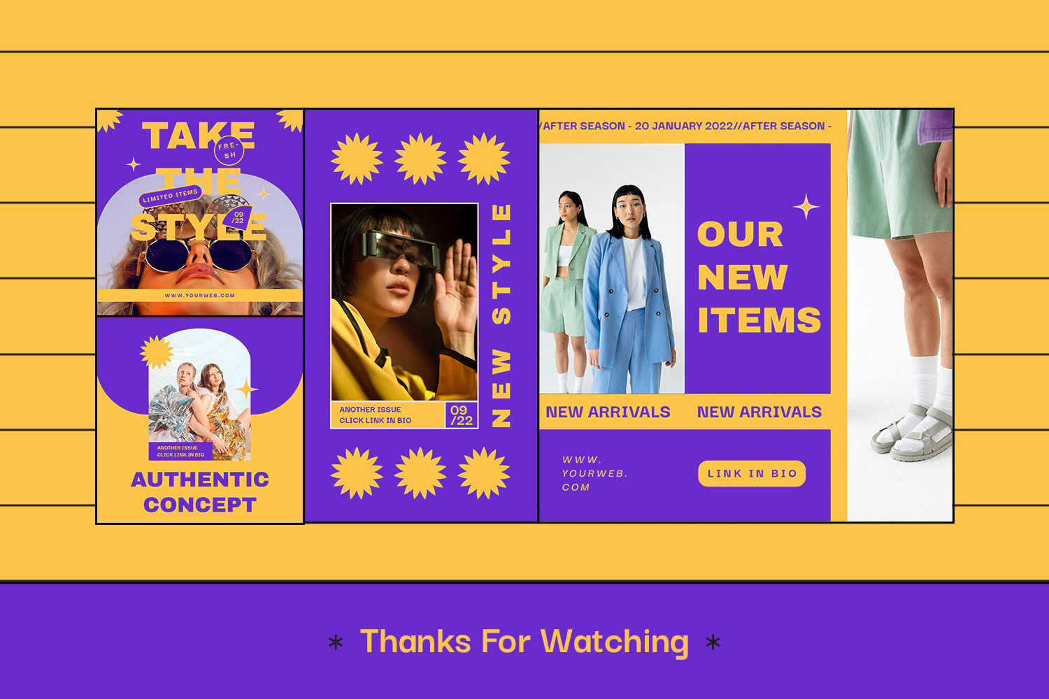 Fawles 90's Instagram Template Fawles 90's Instagram Template