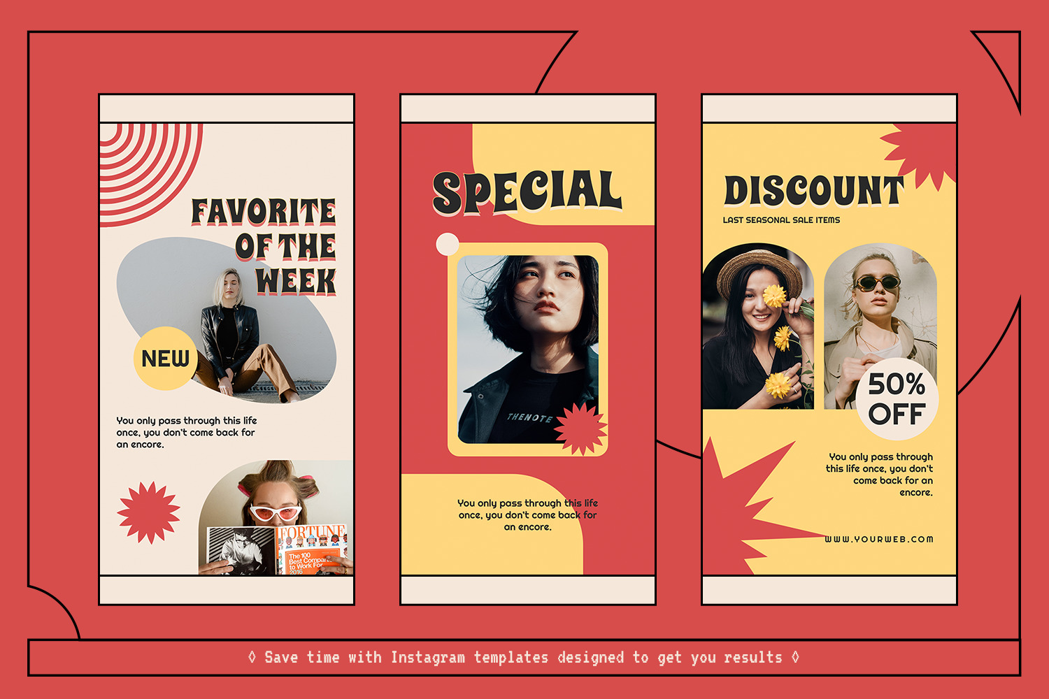 Loment 90's Instagram Template Loment 90's Instagram Template