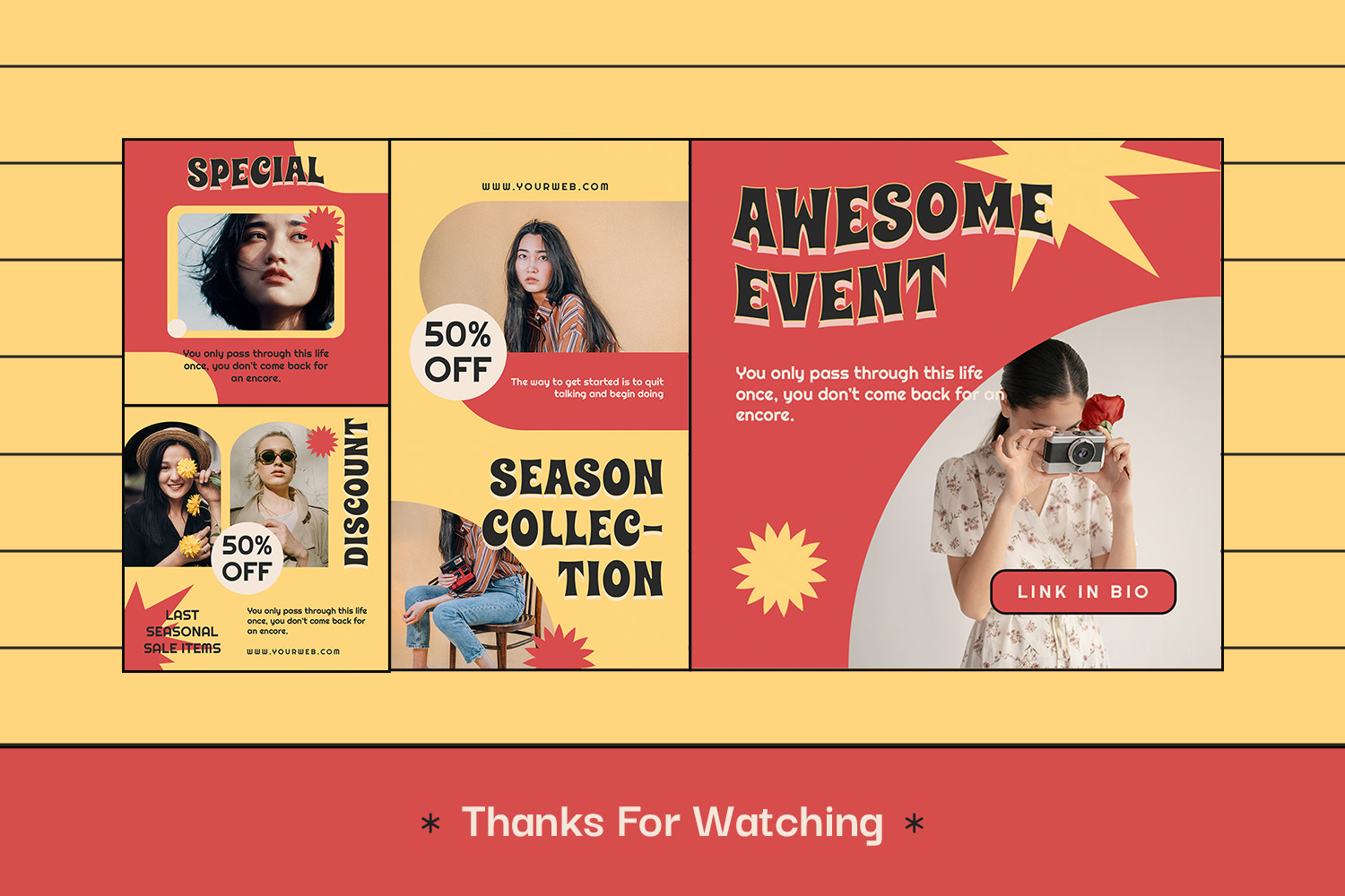 Loment 90's Instagram Template Loment 90's Instagram Template