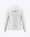 Women’s Full-Zip Hoodie Mockup - Back View