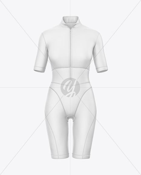 Women's Triathlon Bodysuit Mockup