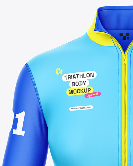 Women's Triathlon Bodysuit Mockup