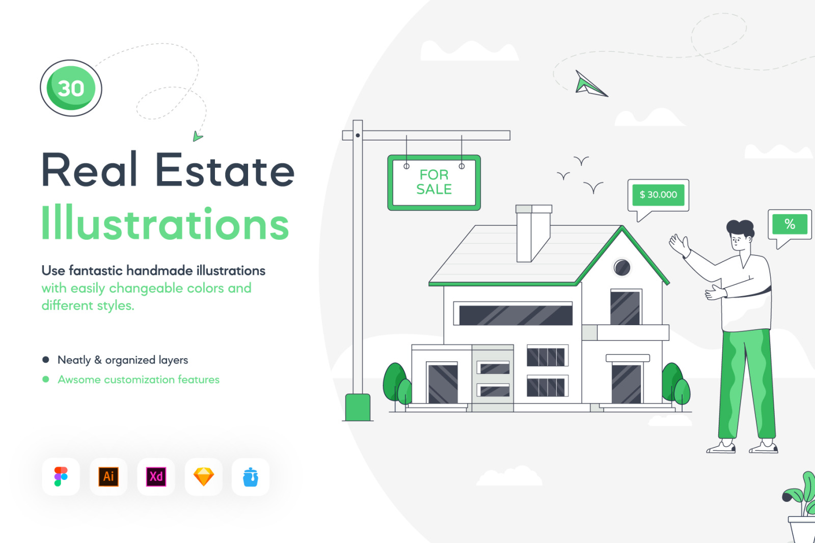 Real Estate Illustrations Real Estate Illustrations