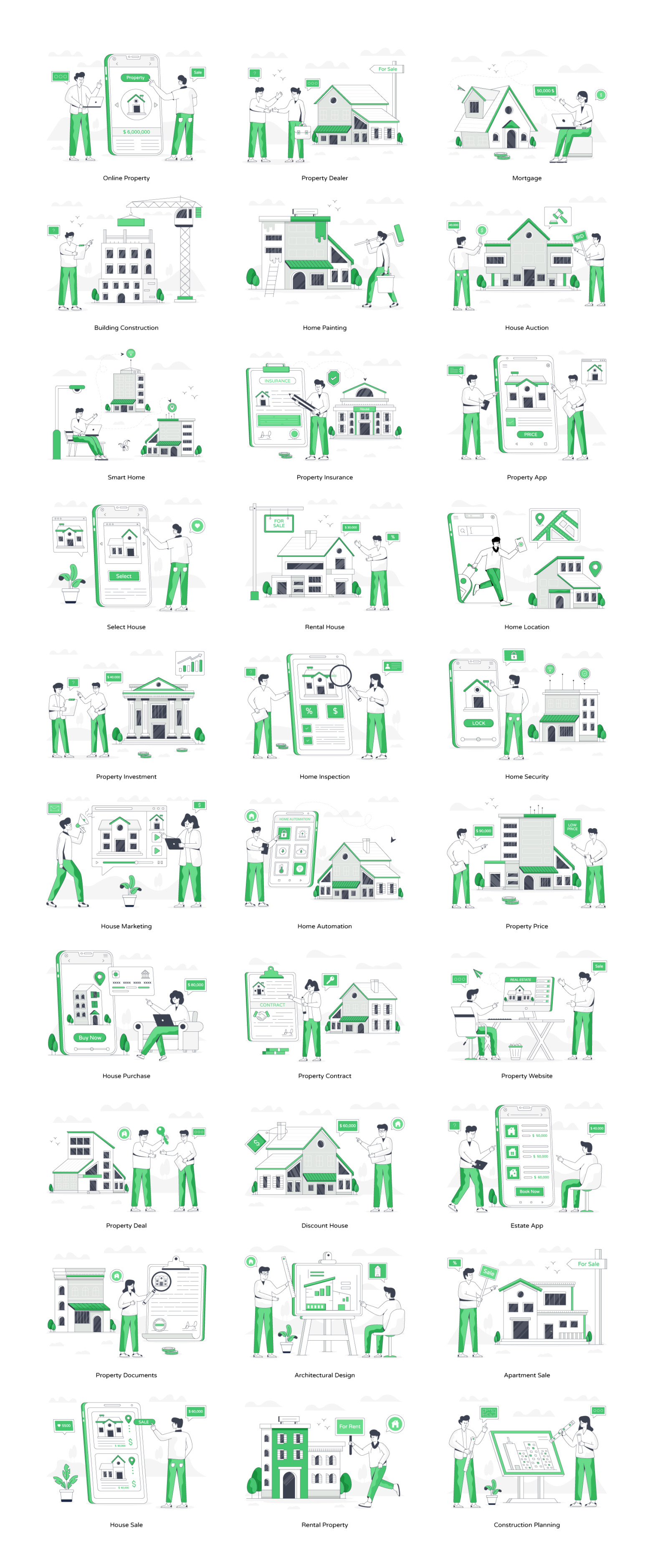 Real Estate Illustrations Real Estate Illustrations