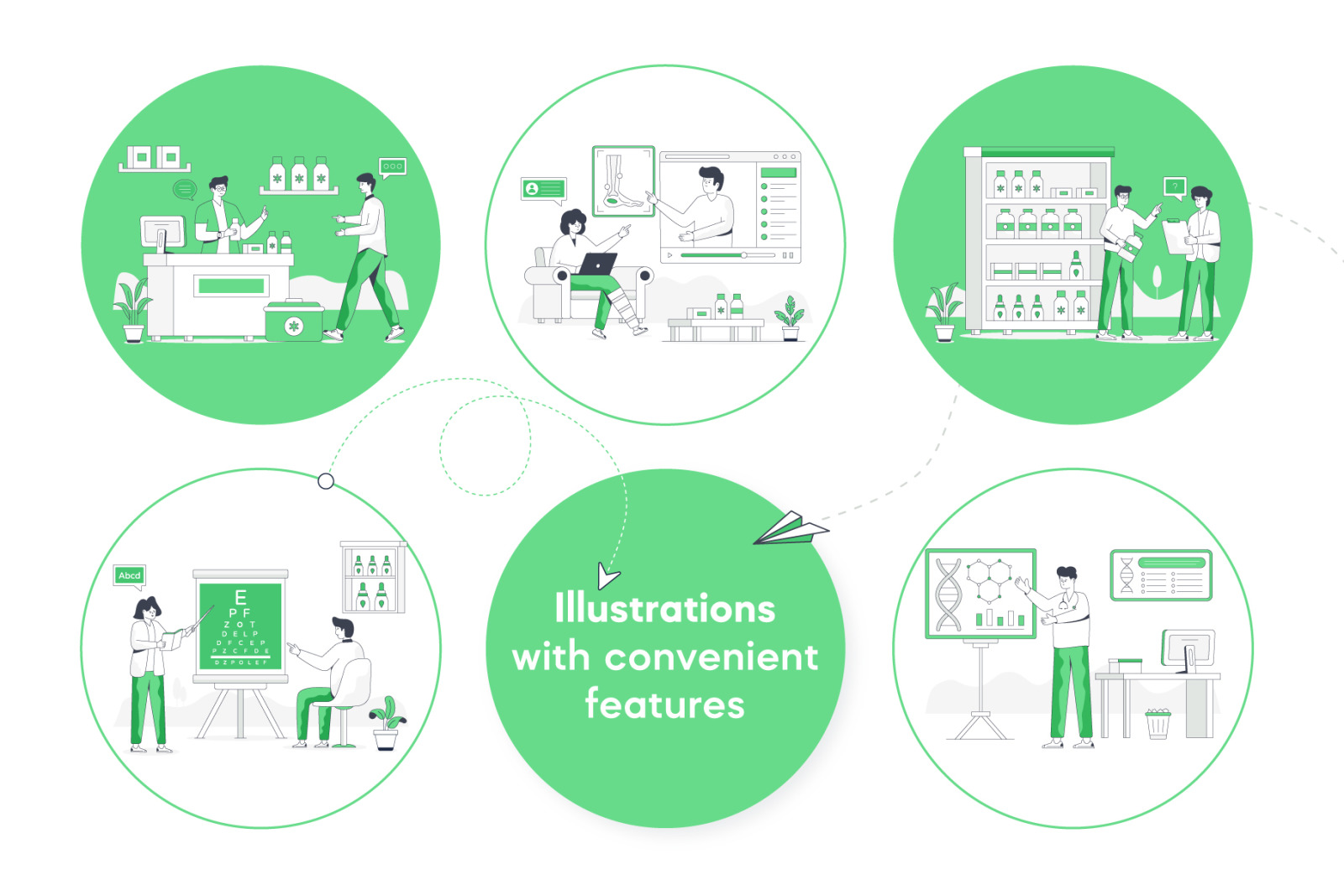 Healthcare Illustration Set