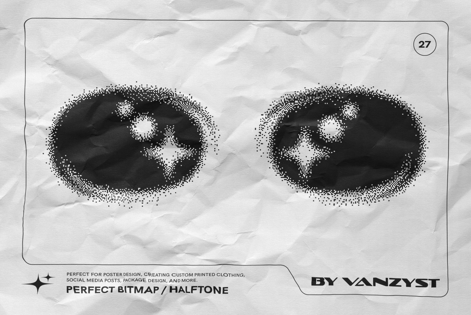 Y2K 327 Characters Halftones Shapes Y2K 327 Characters Halftones Shapes
