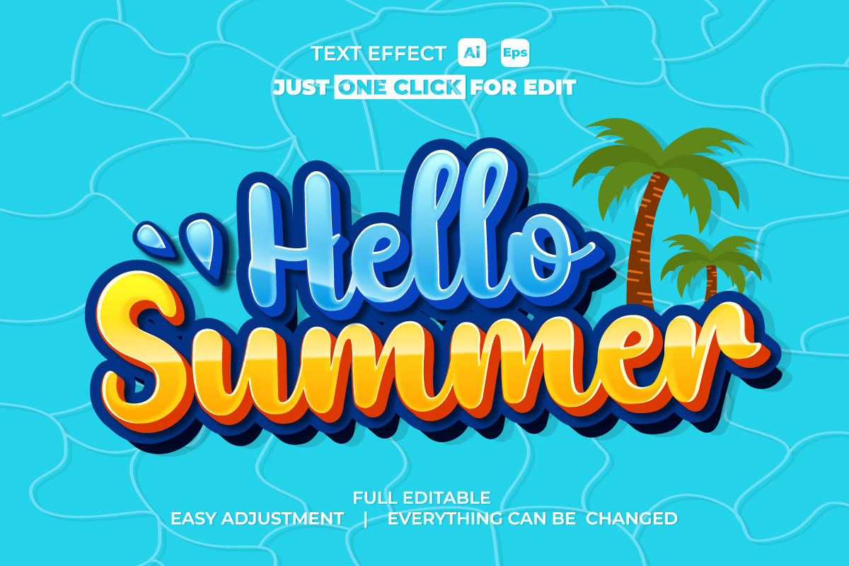 Summer Event Text Effect Editable Collection Vol 1