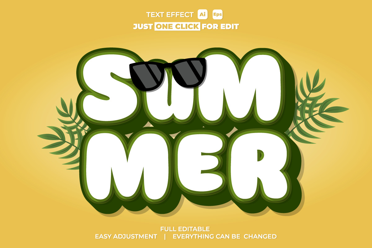 Summer Event Text Effect Editable Collection Vol 1