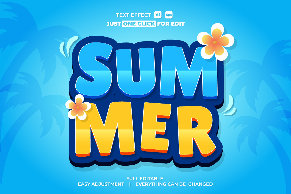 Summer Event Text Effect Editable Collection Vol 2