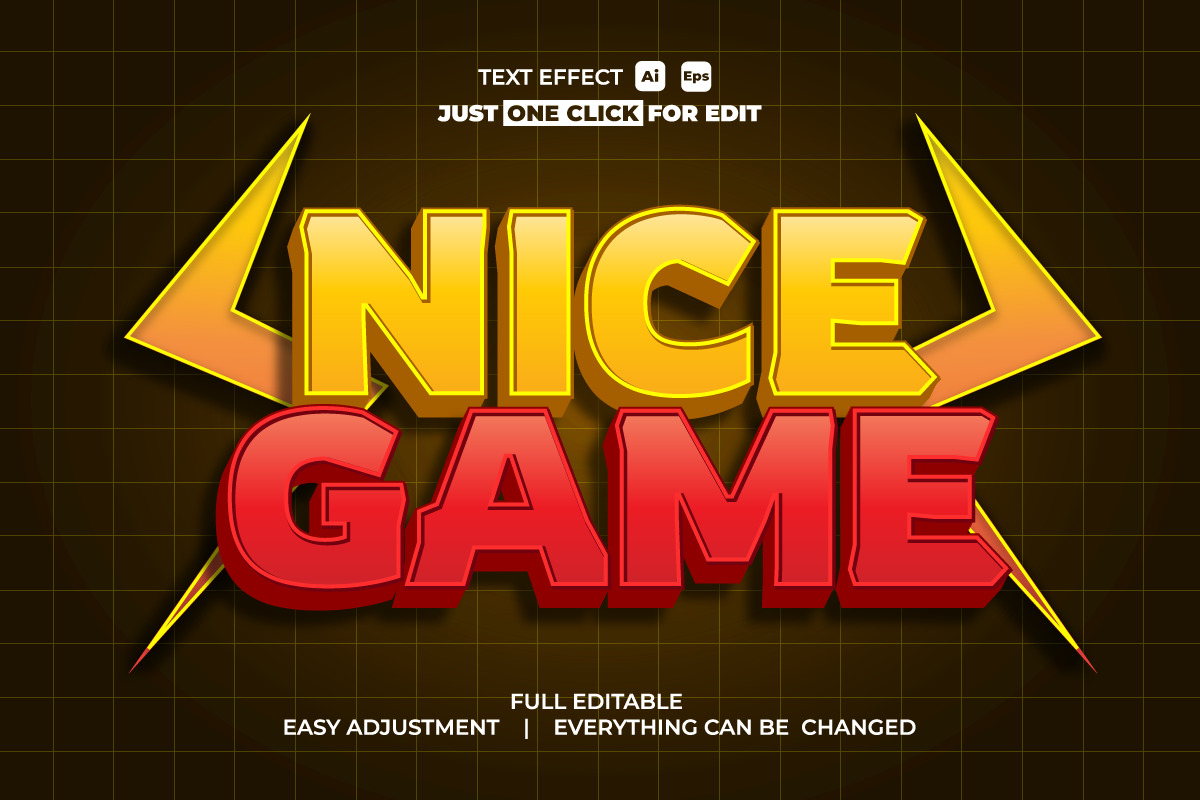 Game Event Text Effect Editable Collection Vol 1