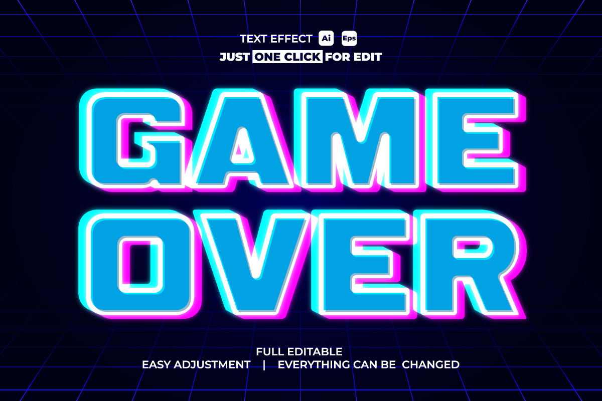 Game Event Text Effect Editable Collection Vol 1