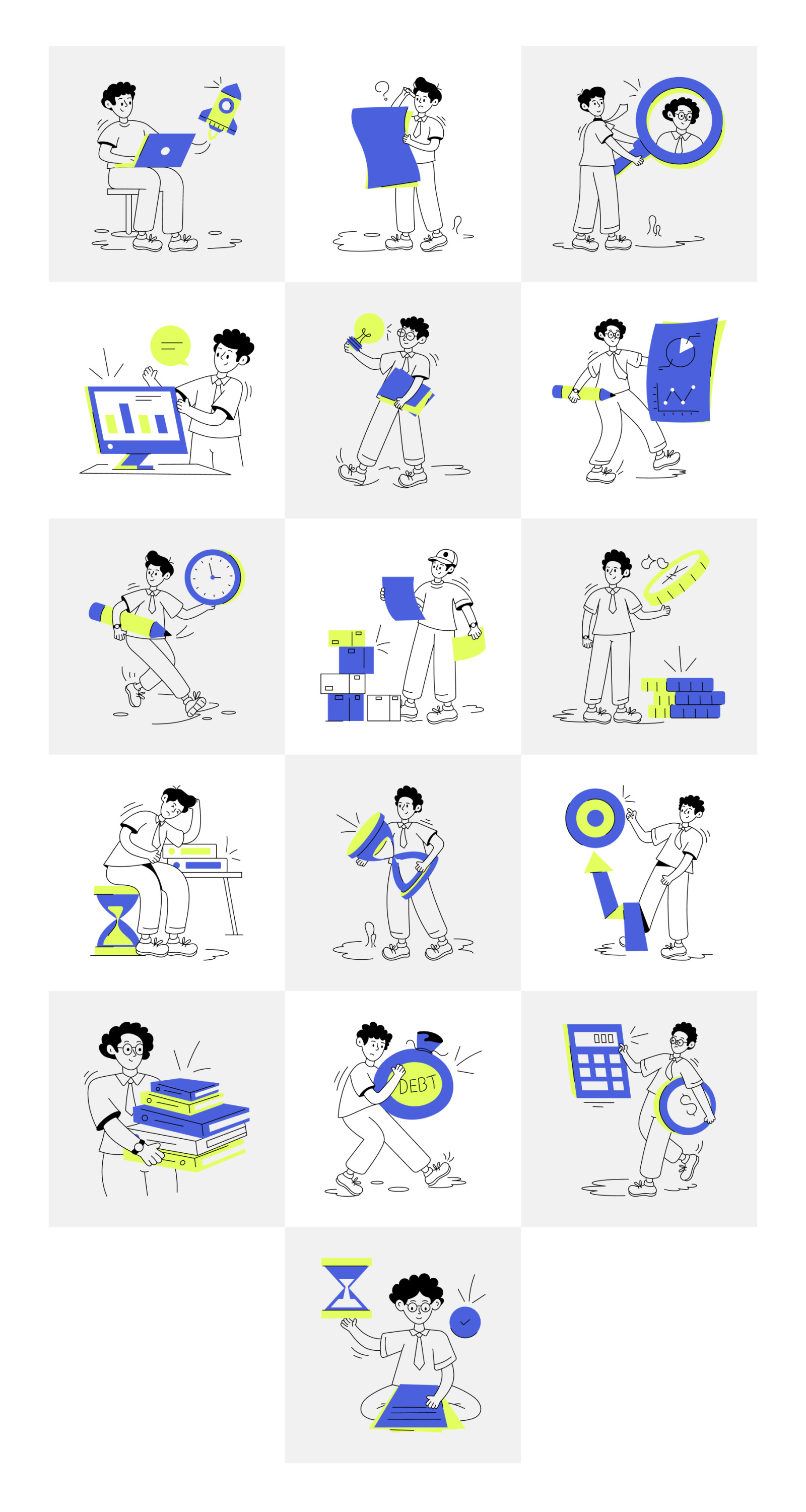 Animated Manager Illustrations Animated Manager Illustrations