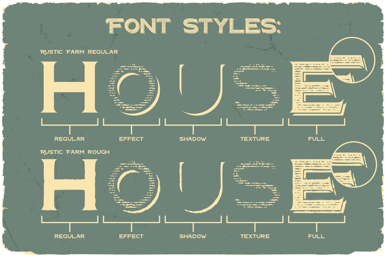 Rustic Farm Font