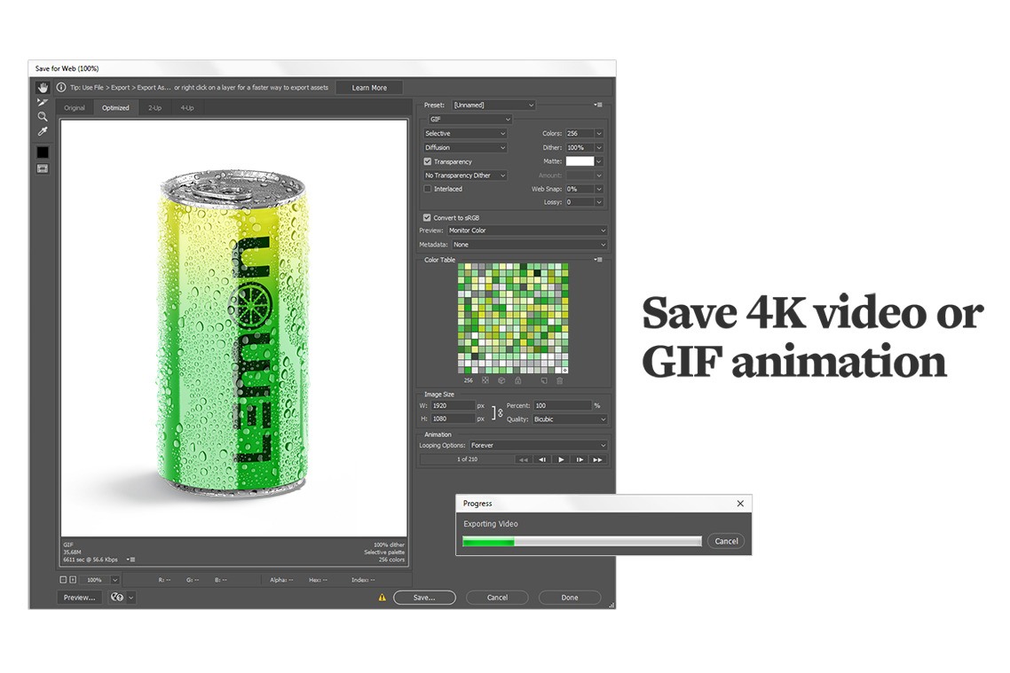 280ml Can Animated Mockup