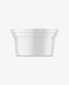 Matte Plastic Container Mockup