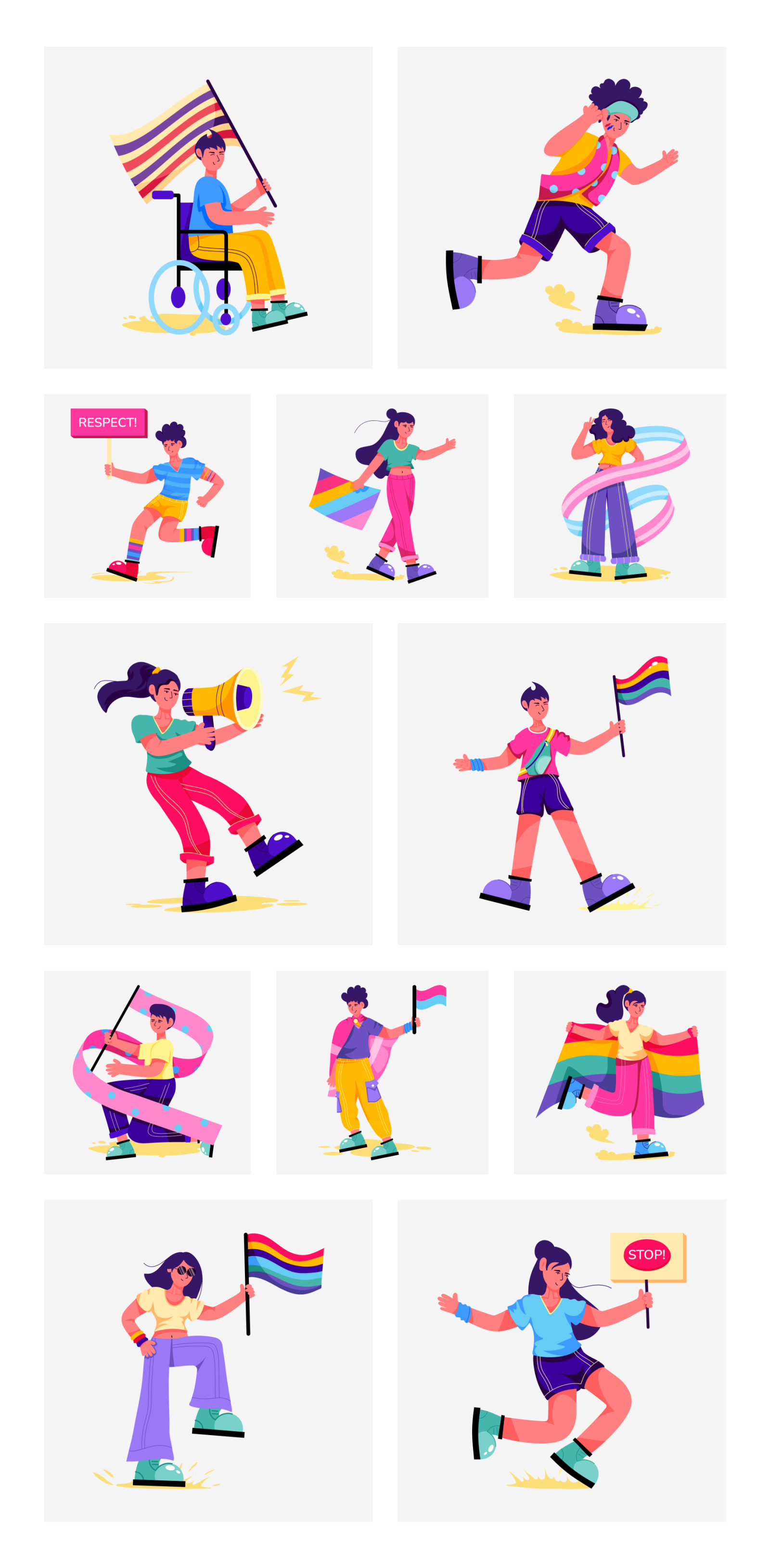 Pride Illustration Set