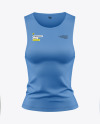 Women's Sleeveless Shirt Mockup - Front View