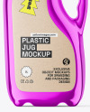 2L Glossy Metallized Plastic Jerrycan Mockup