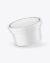 Matte Plastic Container Mockup