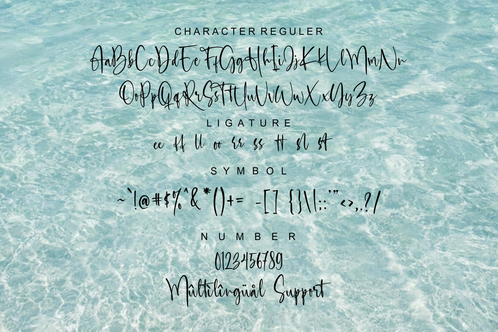 Blue Lagoon Font