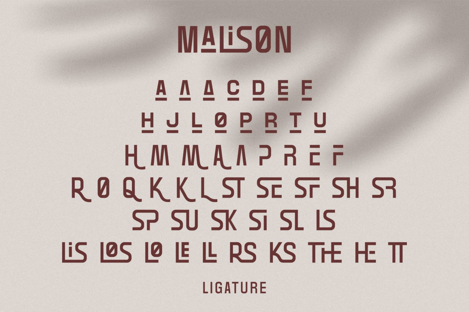 MALISON FONT MALISON FONT