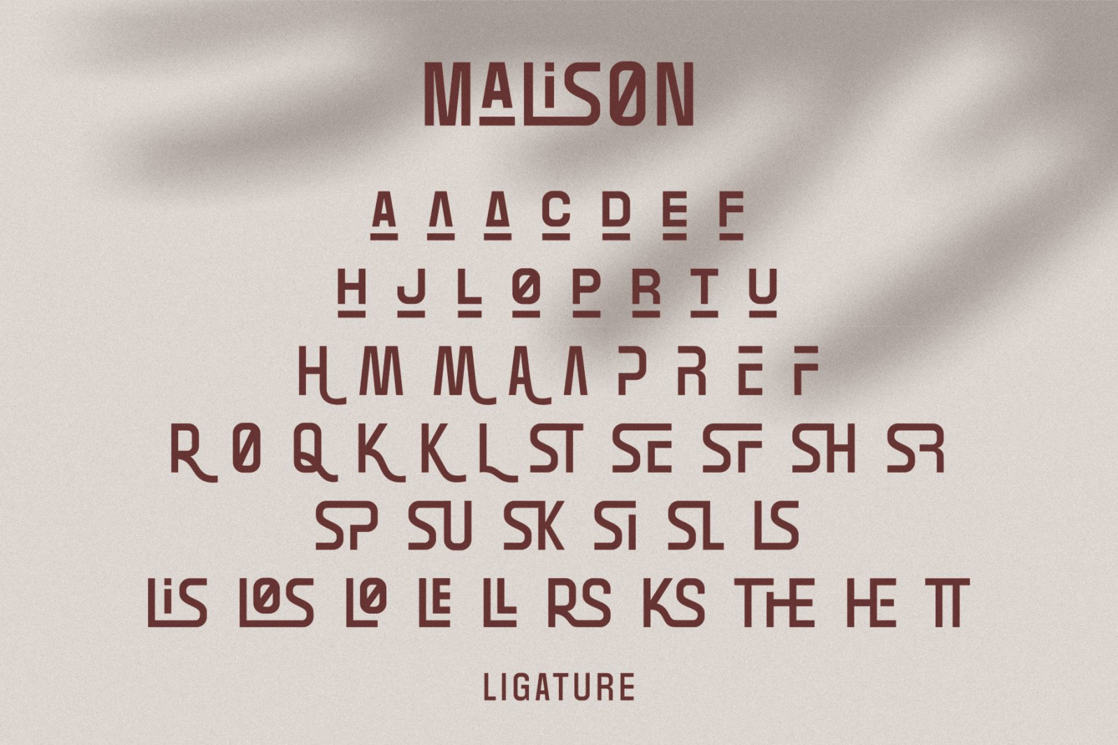 MALISON FONT