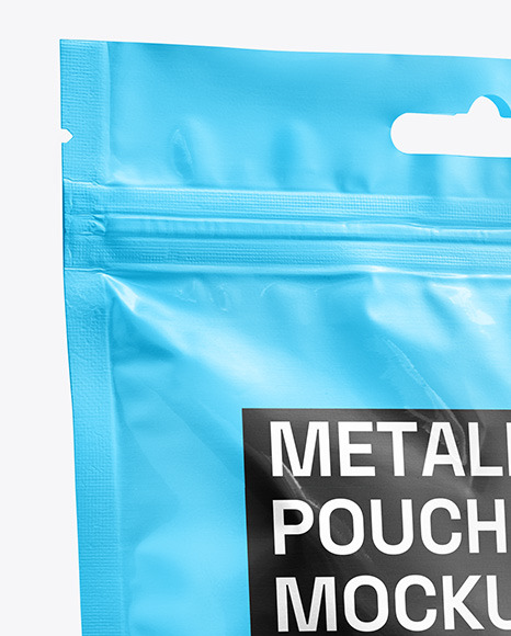 Glossy Stand-up Pouch Mockup