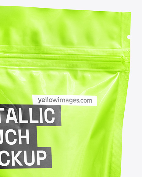 Glossy Stand-up Pouch Mockup