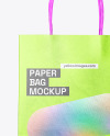 Kraft Paper Shopping Bag Mockup