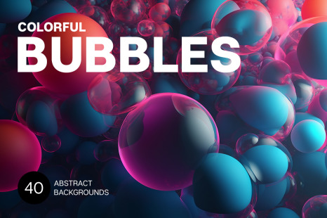 Abstract Bubbles Backgrounds - Sphere