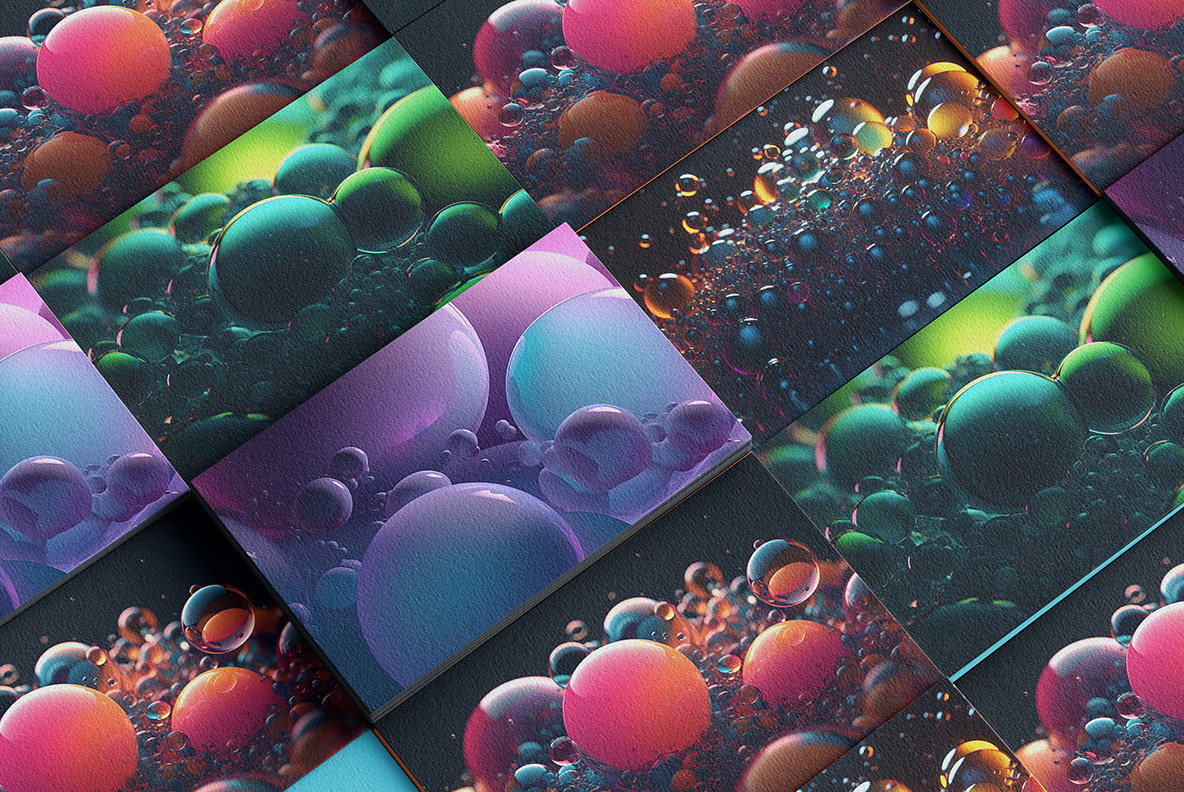 Abstract Bubbles Backgrounds