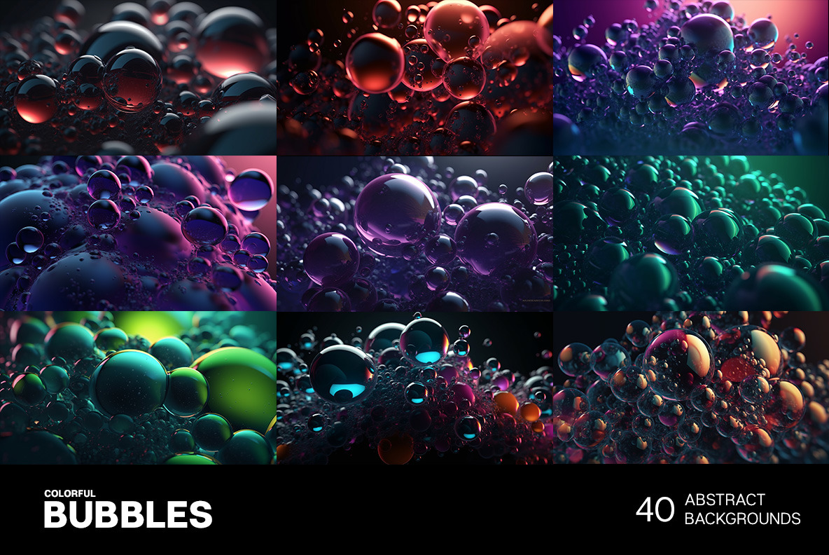 Abstract Bubbles Backgrounds