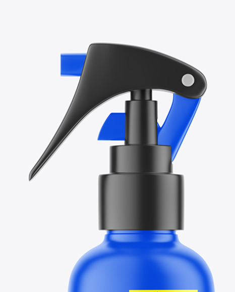 Matte Spray Bottle Mockup