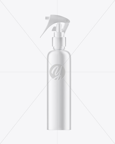 Metallic Spray Bottle Mockup