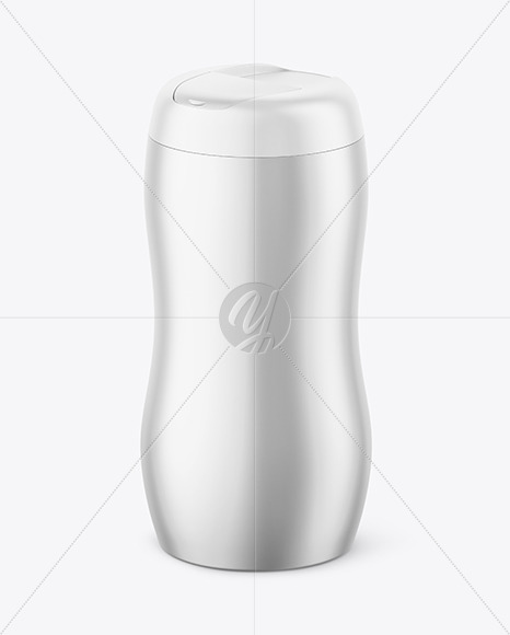 Matte Metallic Jar Mockup