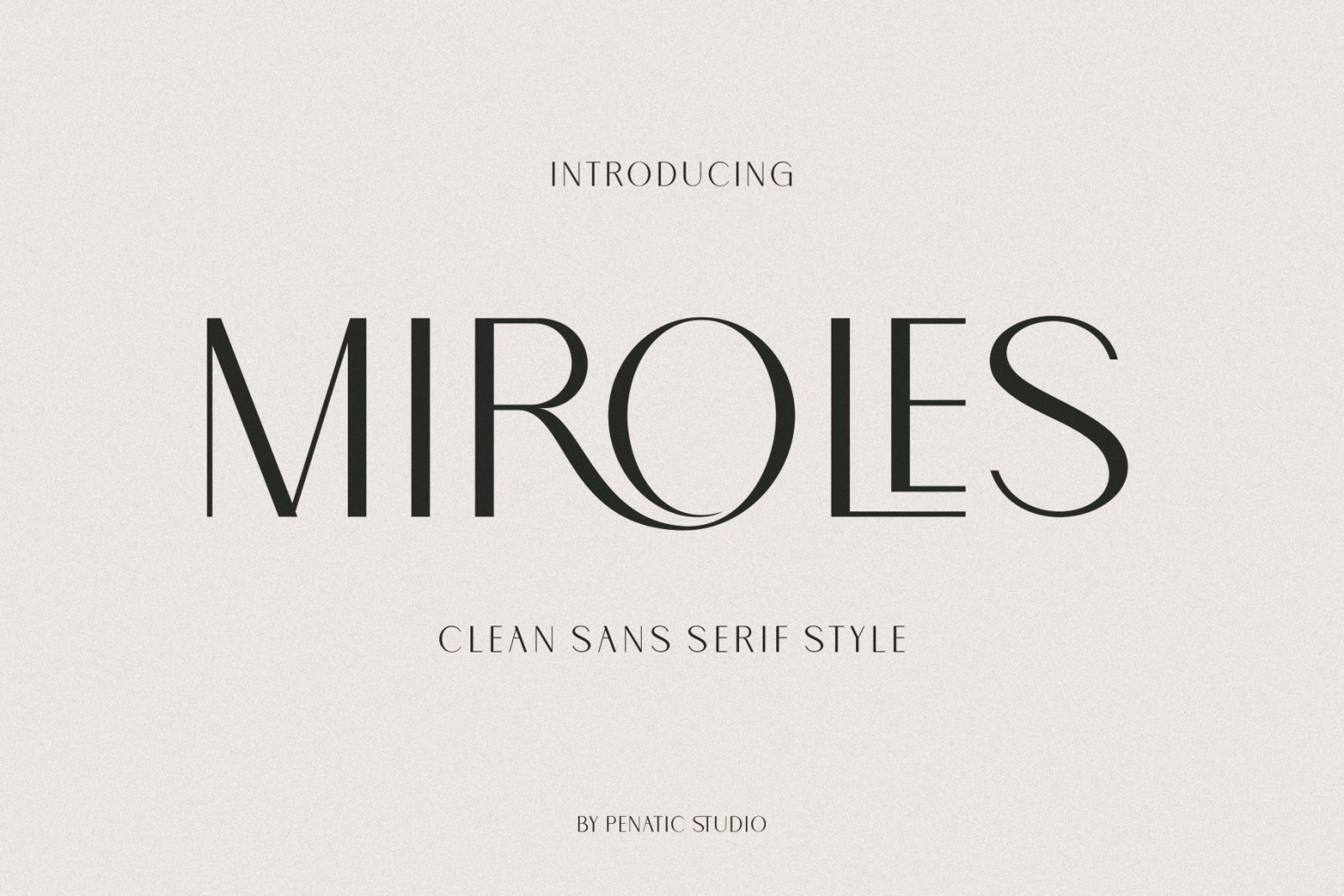 MIROLES FONT