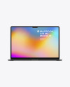 Macbook Air 15 M2 Frontal Mockup