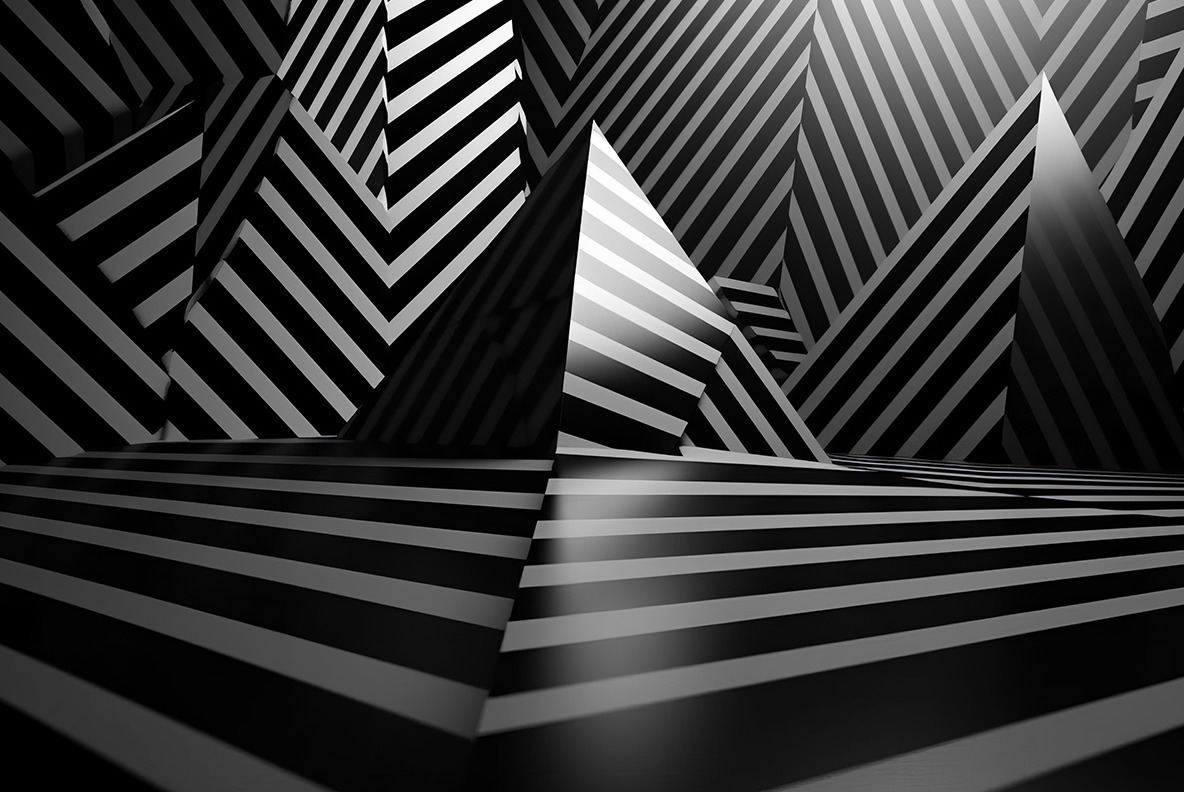 B&amp;W Stripes Backgrounds