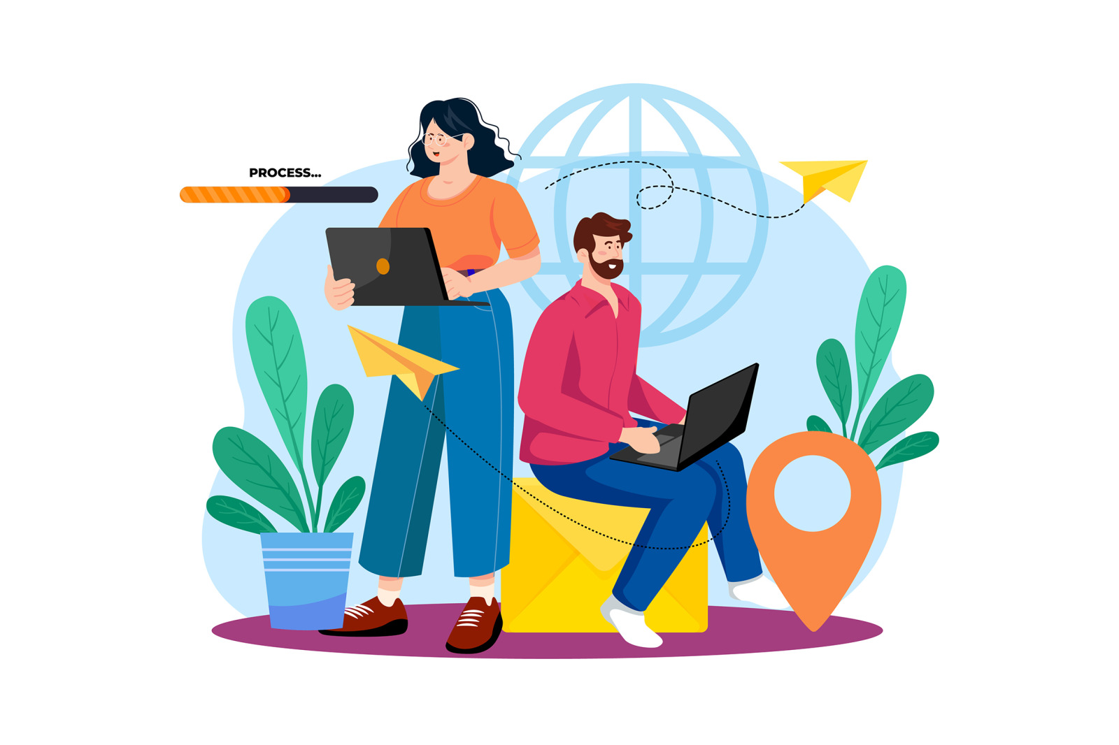 M738_Email Service Illustration_Part 02 M738_Email Service Illustration_Part 02