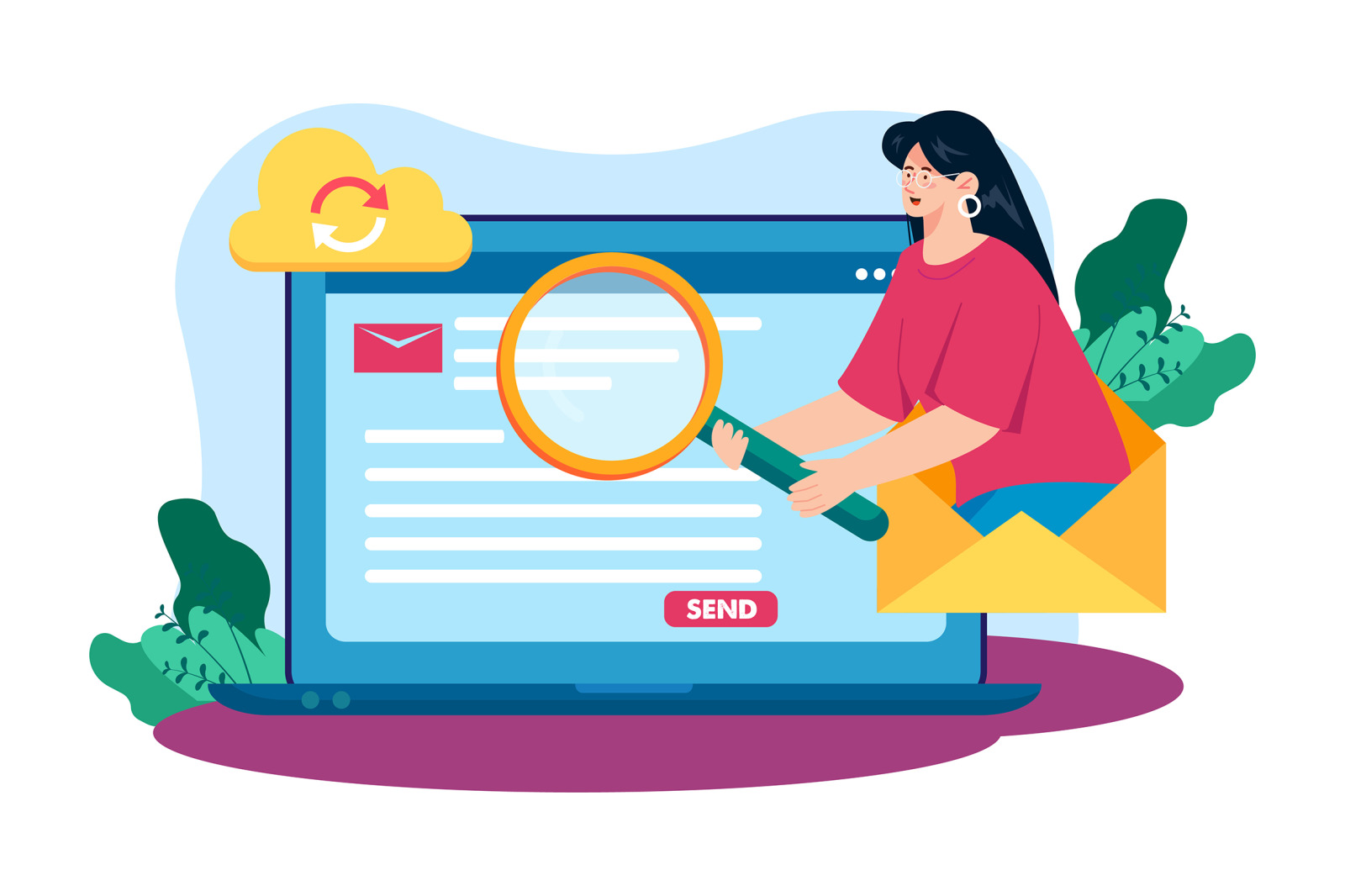 M738_Email Service Illustration_Part 02 M738_Email Service Illustration_Part 02