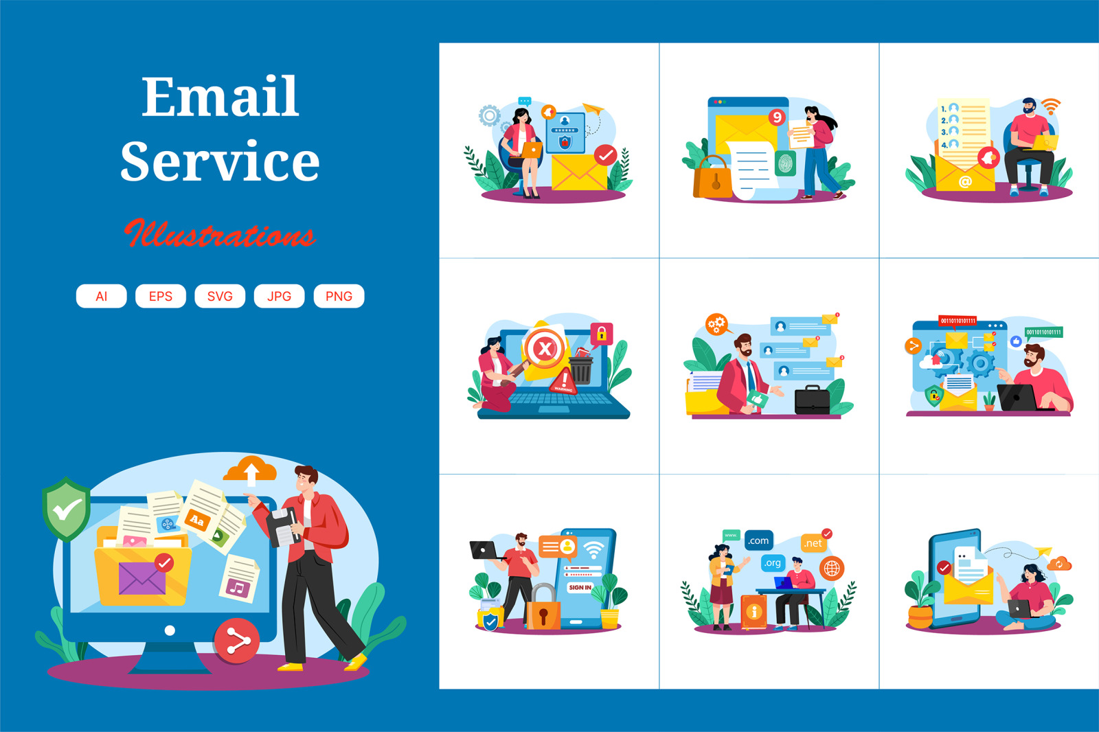 M738_Email Service Illustration_Part 01 M738_Email Service Illustration_Part 01