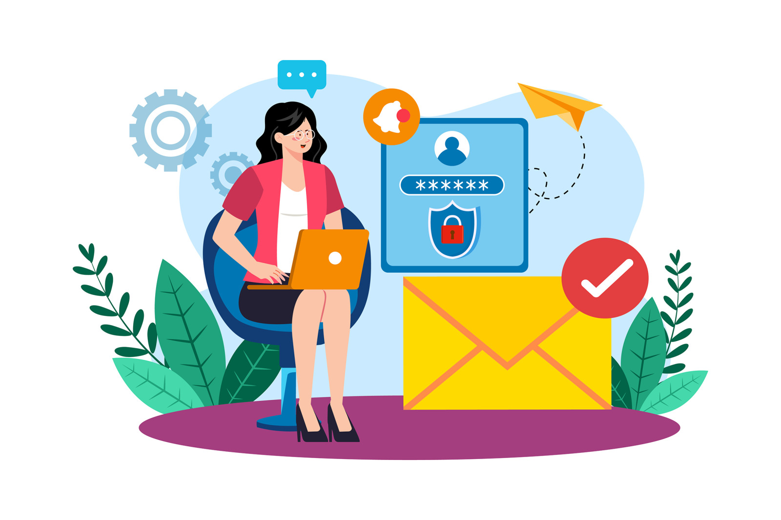 M738_Email Service Illustration_Part 01 M738_Email Service Illustration_Part 01