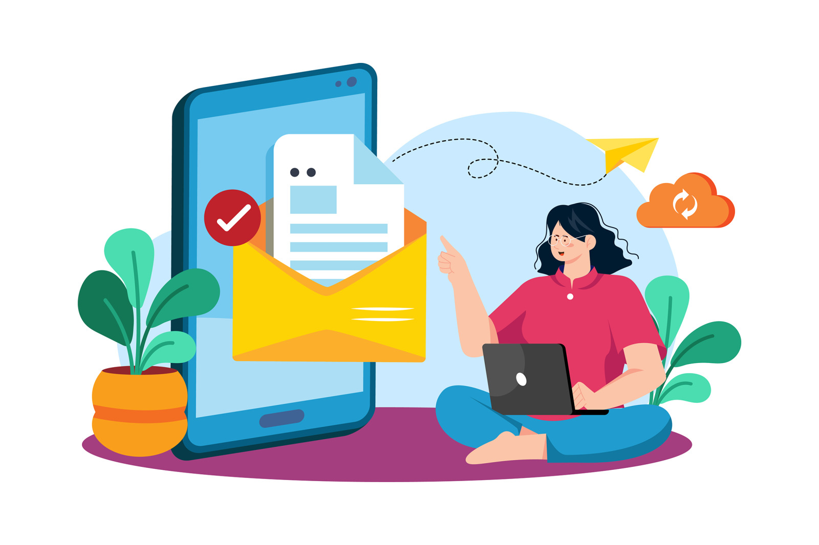 M738_Email Service Illustration_Part 01 M738_Email Service Illustration_Part 01