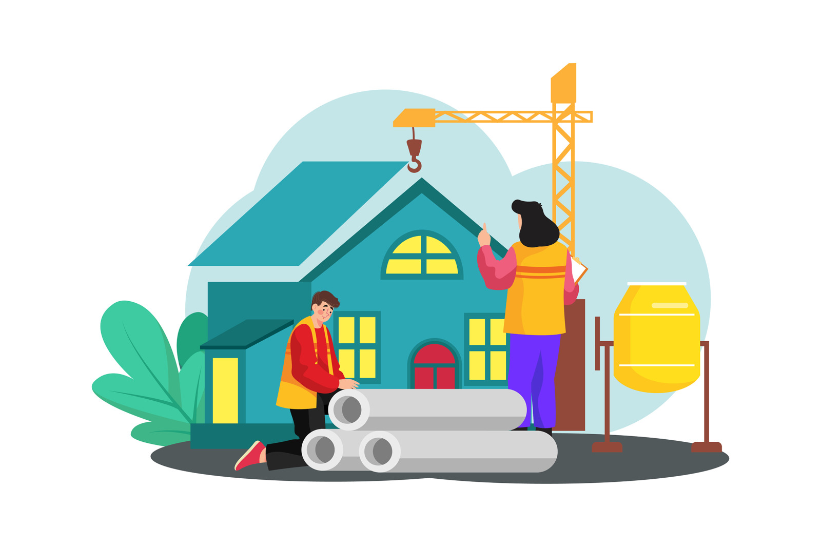 M735_Construction Services Illustration_Part 02 M735_Construction Services Illustration_Part 02