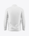 Men’s Zip Sweatshirt Mockup - Back View