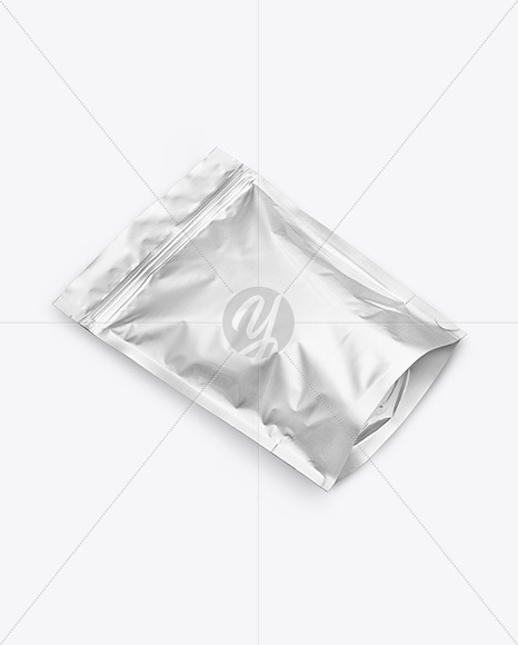 Metallic Stand-up Pouch Mockup